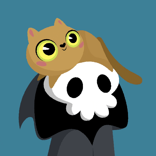 Grim Reaper Cat GIF by CL
