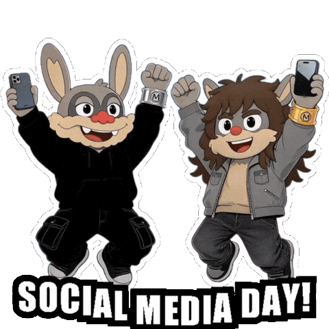 Scrolling Social Media Sticker