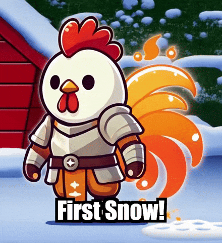 First Snow GIF by Zorooster