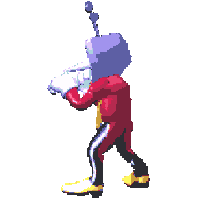 Kick Deltarune Sticker