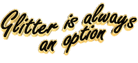 glitter Sticker