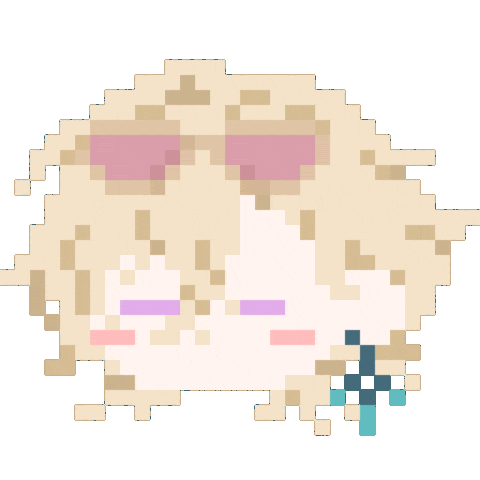 Pixel Aventurine Sticker