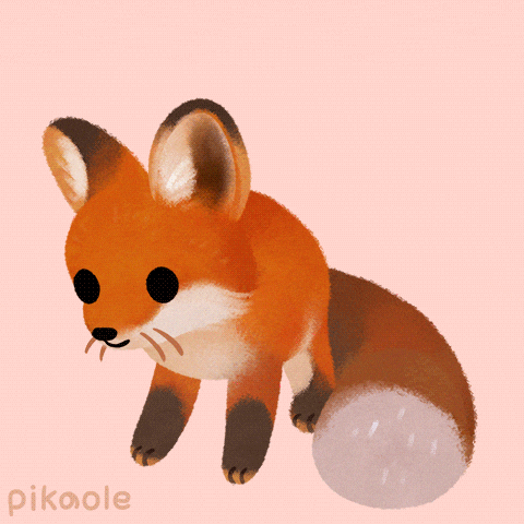 Red Fox Love GIF by pikaole