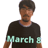 8 March Sticker