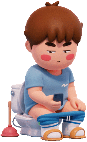 3D Waiting Sticker by CarryGrow