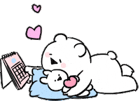 くま Love Sticker by すこぶる動くウサギ