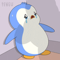 Scared Under Attack GIF by Pudgy Penguins