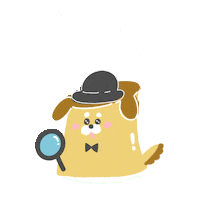 Dog Pudding Sticker