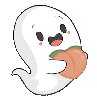 Happy Ghost Sticker