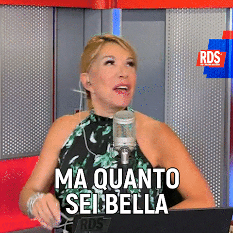 Anna Pettinelli Radio GIF by RDS 100% Grandi Successi