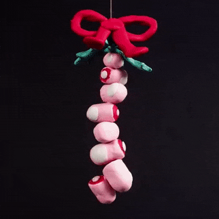 merry xmas kiss GIF by Phyllis Ma