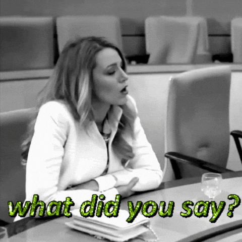 I Hear You What GIF by Blake Lively Fan