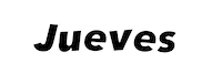 Jueves Sticker by JOYERIAS  BIZZARRO