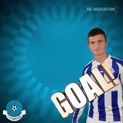 Voetbalvereniging_Scherpenzeel giphyupload voetbal bal blauwwit GIF