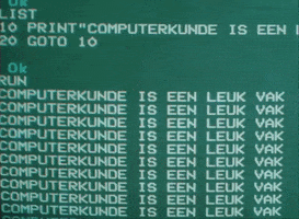 Computer Science Girl GIF by Beeld en Geluid