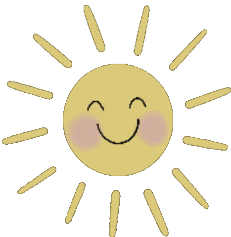 Happy Sun Sticker