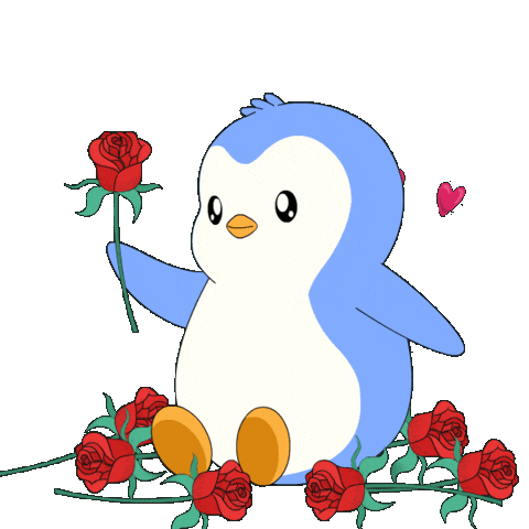 Ask Out I Love You Sticker by Pudgy Penguins
