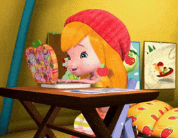 Friendship Working GIF by Strawberry Shortcake