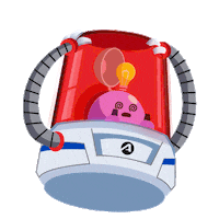 Space Panic Sticker by astronauts.id