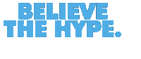 believe the hype Sticker by Thrive Youth