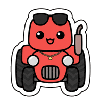 it_bronson tractor branson traxtor ttfc Sticker