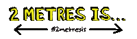 FifeComms covid19 social distancing 2metresis 2metersis Sticker