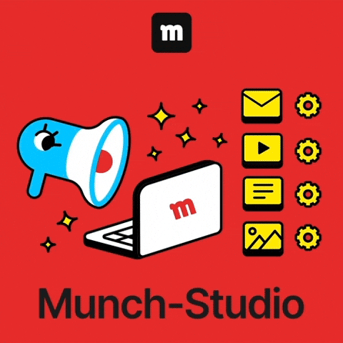Announcement Socialmarketing GIF by Munch