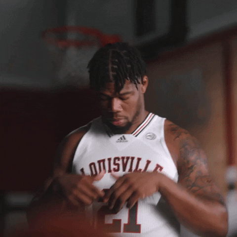 College Basketball Sport GIF by Louisville Cardinals