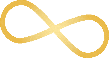 Gold Infinity Sticker by My Jewellery