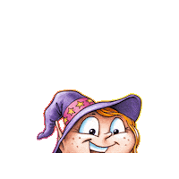 CAPFUN fun witch camping fairy Sticker