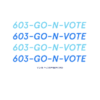nhdemocraticparty vote election voting democrat Sticker