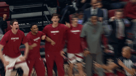 Happy Basketball GIF by Pac-12 Network