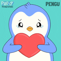 Broken Heart Love GIF by Pudgy Penguins