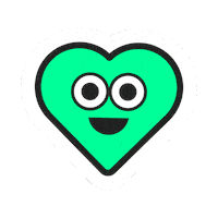 Green Heart Sticker by ALTF4