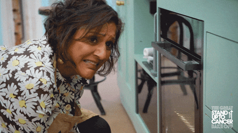 Celebrity Help GIF by The Great British Bake Off