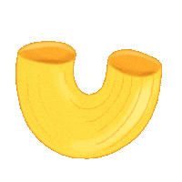 Al Dente Abc Sticker by Bianca Bosso