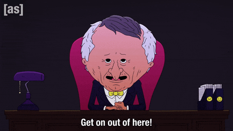 Get Out Of Here Wave Off GIF by Adult Swim