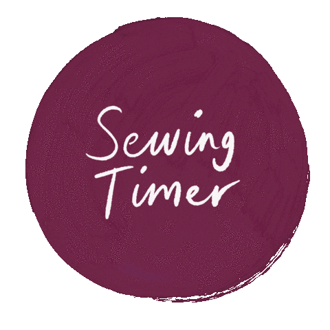 Sewing Timer Sticker by Minimalist Machinist