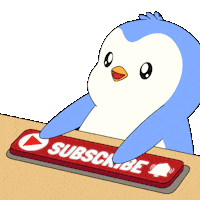 Penguin Follow Sticker by Pudgy Penguins