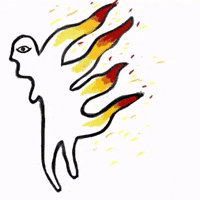 On Fire Burn GIF by Barbara Pozzi
