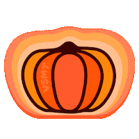 Pumpkin Spice Rainbow Sticker by V5MT