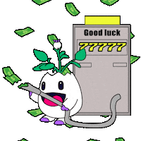 Make It Rain Money Sticker by Magic Eden