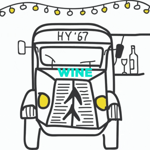hysixtyseven_winetruck giphygifmaker wine foodtruck time for wine GIF