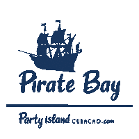 Pirate Caribbean Sticker by Party Island Curacao