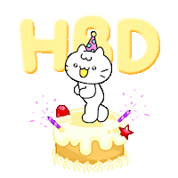 Happy Birthday Dancing Sticker by Mikitti