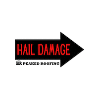 Arrows Hail Sticker by Peaked Roofing