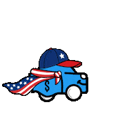 Independence Day Car Sticker by Wheelzy