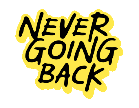Never Going Back Sticker by Favor Church