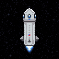 fimavectors arcade pixel art rocket 8bit GIF