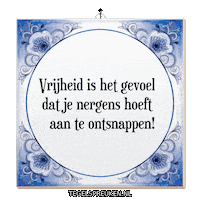 Rust Ontspanning Sticker by Tegelspreuken.nl